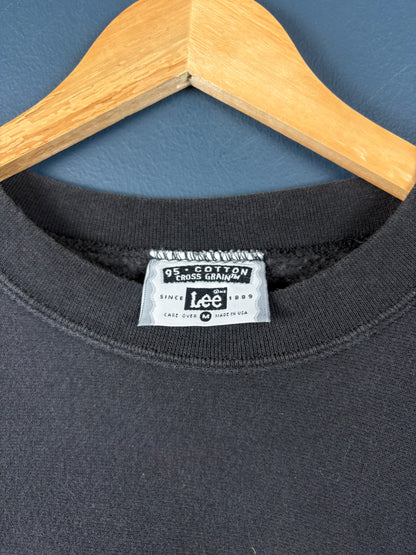 Vintage Nickelodeon at Nite 90s LEE Black Sweatshirt (M)