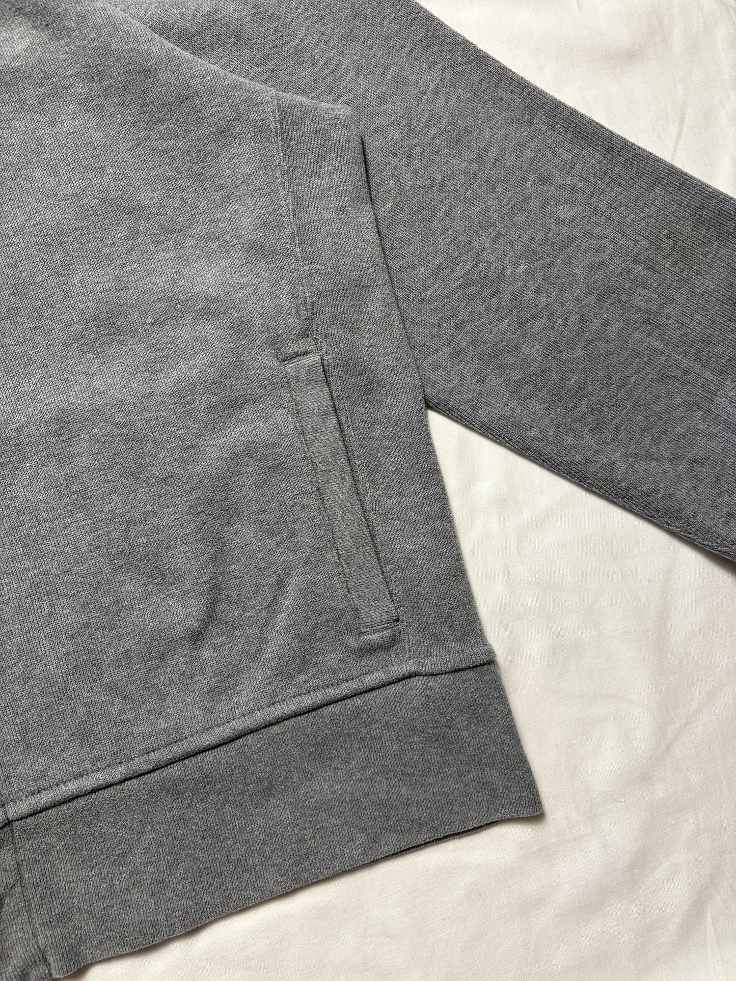 Ralph Lauren 00s Waffle Knit Double Zip Hoodie (XXL)