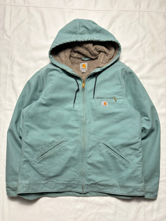 Carhartt Workwear 00s Teal Blue Active Jacket (women's L)