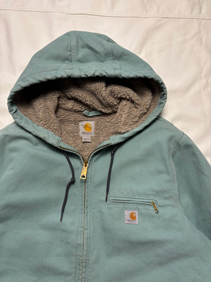 Carhartt Workwear 00s Teal Blue Active Jacket (women's L)