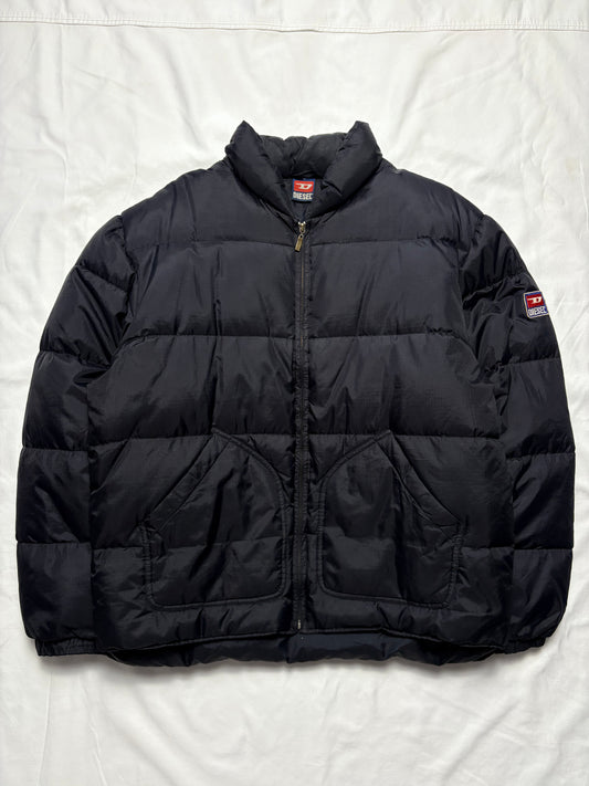 Diesel Industry 90s Patch Down Puffer Jacket (M)
