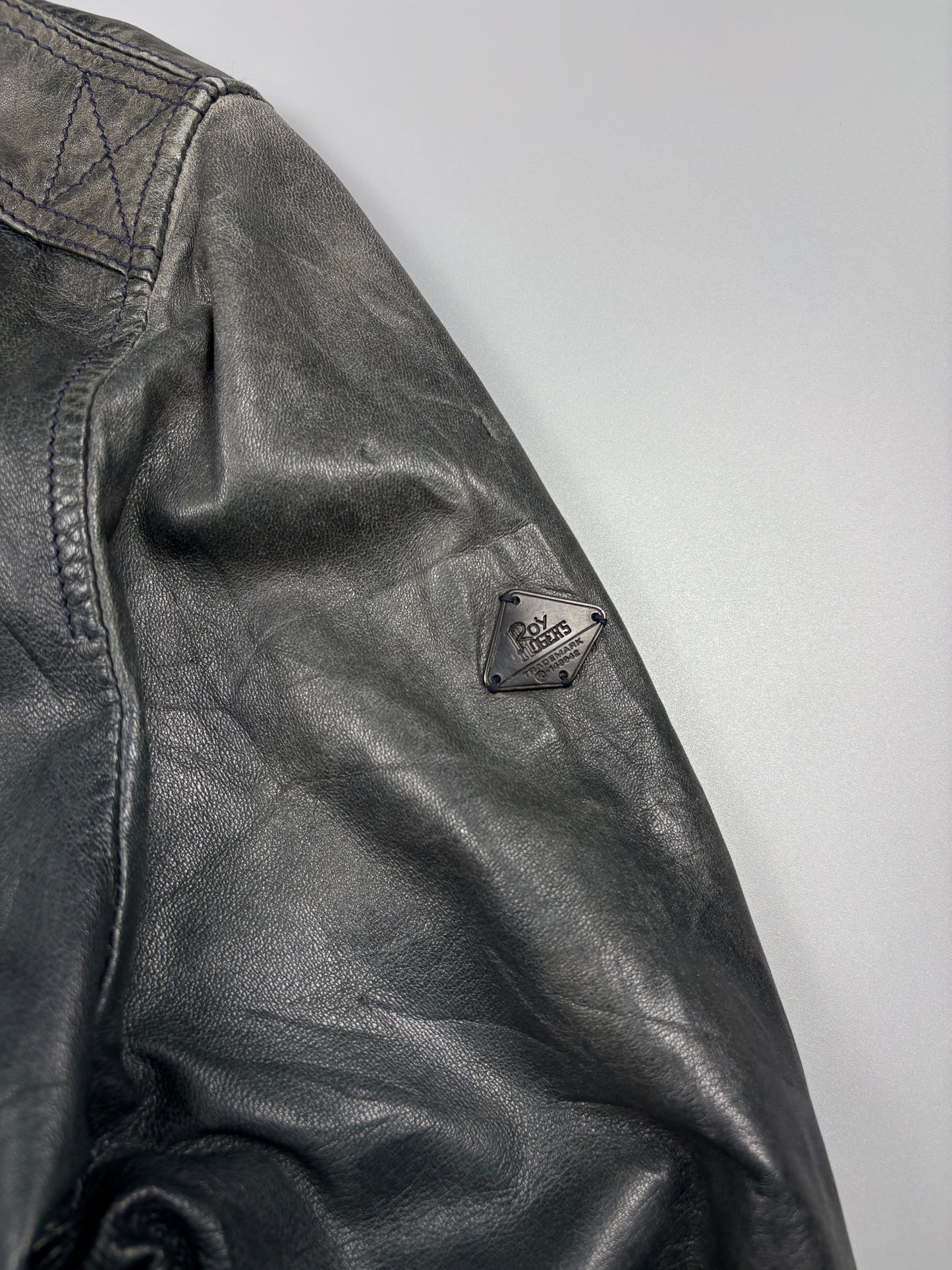 Vintage 1990s Roy Rodgers A-2 Leather Jacket (M)