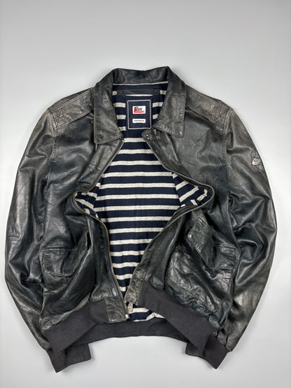 Vintage 1990s Roy Rodgers A-2 Leather Jacket (M)