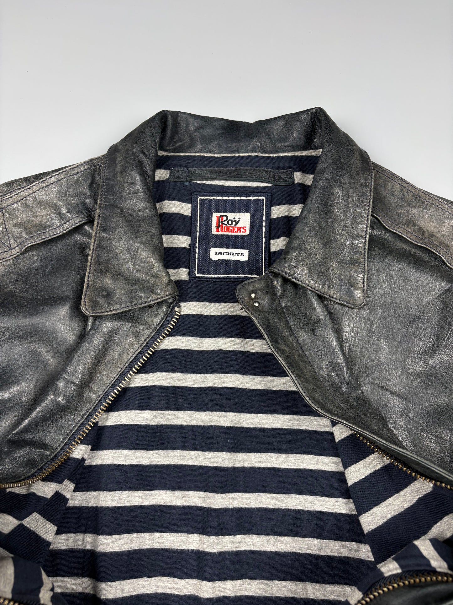 Vintage 1990s Roy Rodgers A-2 Leather Jacket (M)