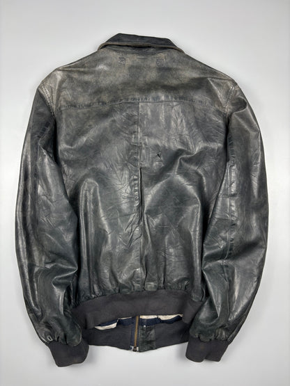 Vintage 1990s Roy Rodgers A-2 Leather Jacket (M)