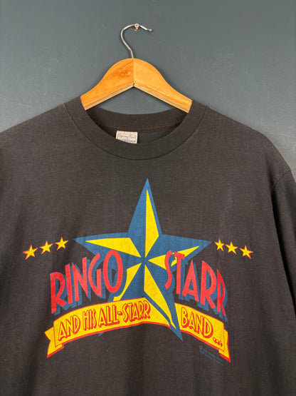 Vintage 1989 Ringo Starr Black Tour T-shirt (XL)