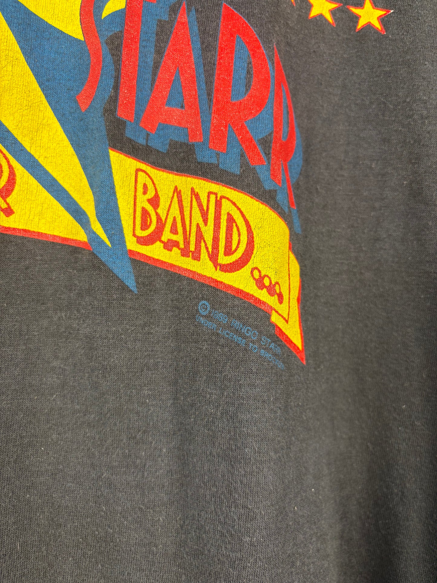 Vintage 1989 Ringo Starr Black Tour T-shirt (XL)