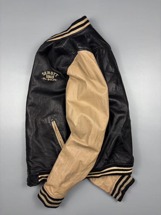 Vintage 1990s Schott NYC Leather Jacket (women's M)