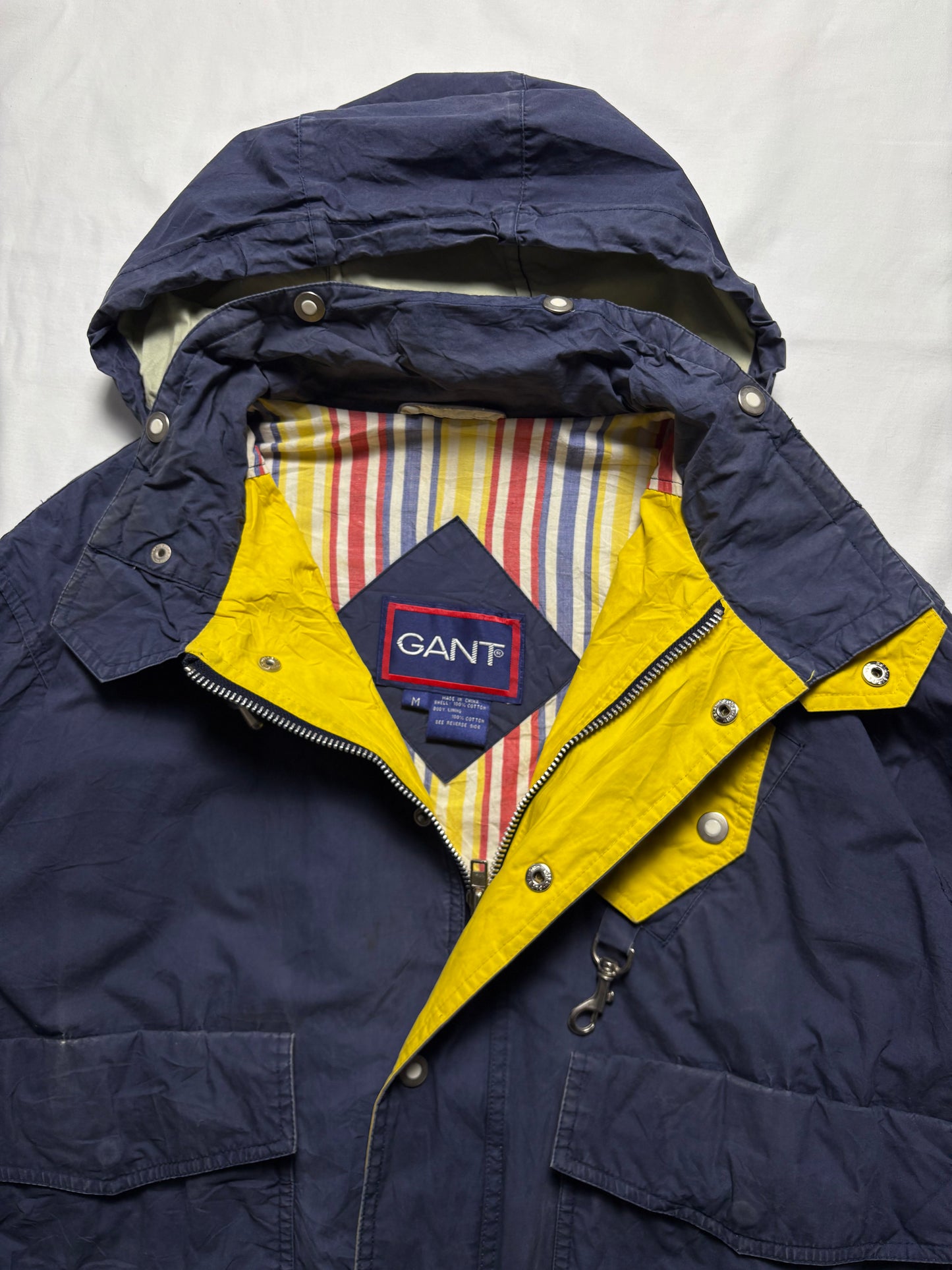 Vintage Gant Technical Hardwear Wax Anorak (M)