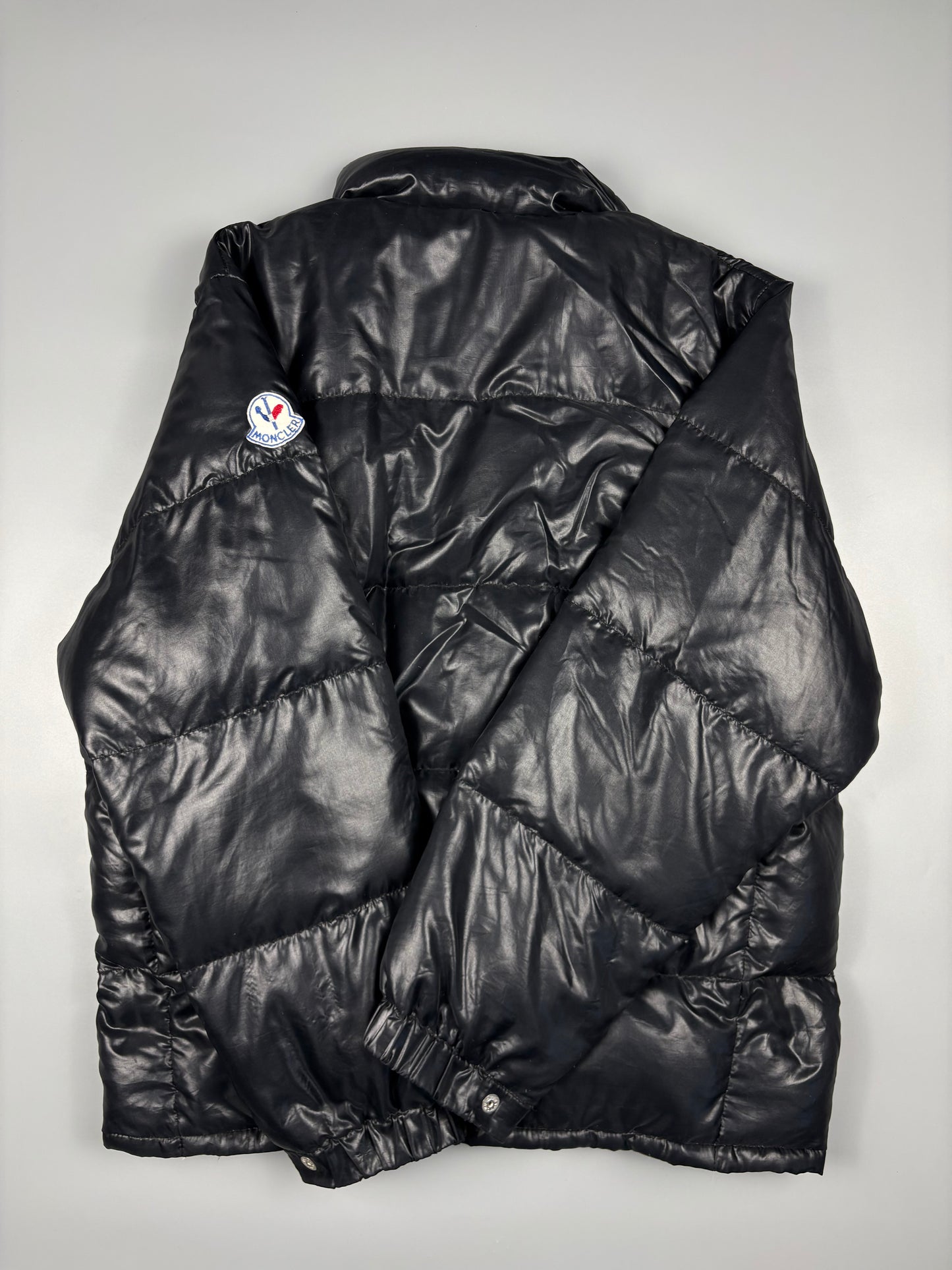 Vintage 1980s Moncler Grenoble Black Down Jacket (1/M)