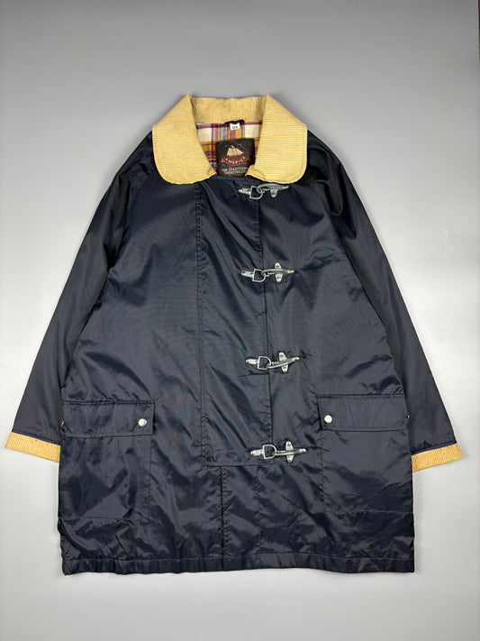 Vintage 1980s American Fireman Clasp Navy Jacket (L)