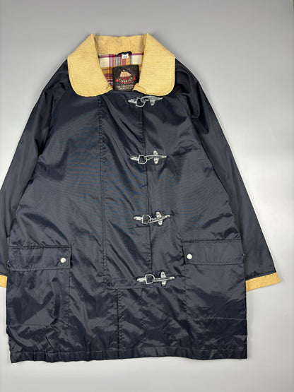 Vintage 1980s American Fireman Clasp Navy Jacket (L)