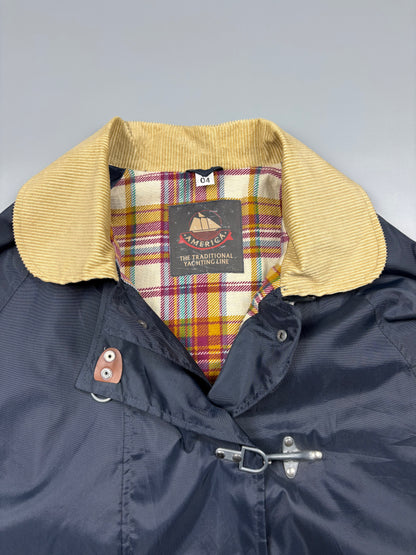 Vintage 1980s American Fireman Clasp Navy Jacket (L)