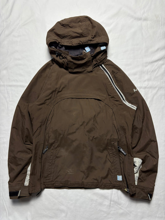 Quiksilver 2000s Roxy Asymmetrical Brown Jacket (women's S)