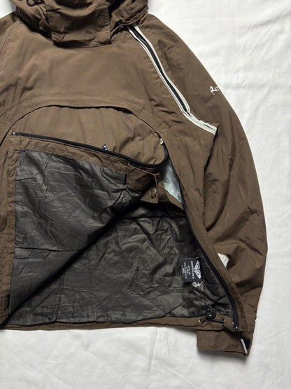 Quiksilver 2000s Roxy Asymmetrical Brown Jacket (women's S)