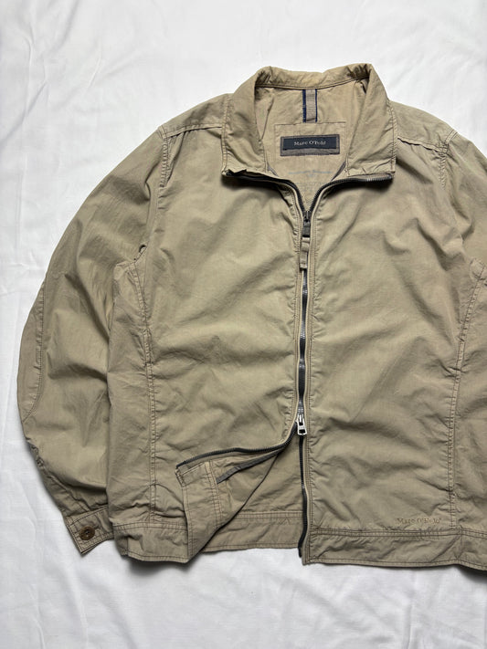 Marc O'Polo 2000s Double Zip Beige Harrington Jacket (L)