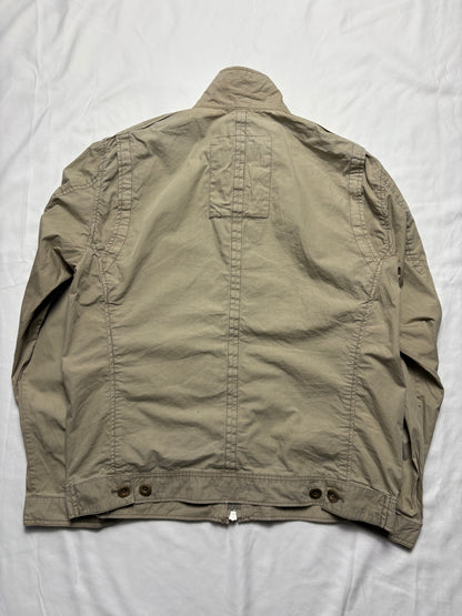 Marc O'Polo 2000s Double Zip Beige Harrington Jacket (L)