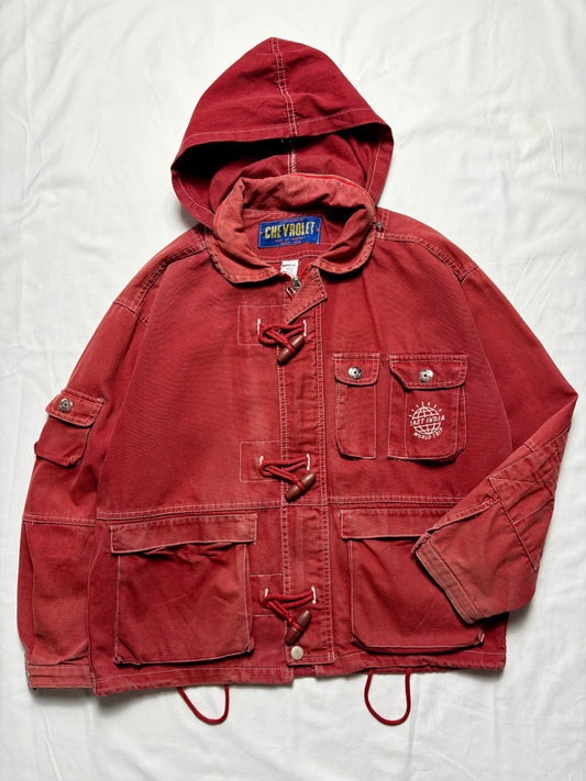Vintage Chevrolet 90s Contrast Stitch Fireman Jacket (S)