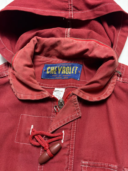Vintage Chevrolet 90s Contrast Stitch Fireman Jacket (S)
