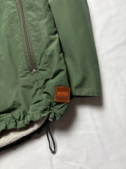 Hugo Boss Orange Label 2000s Nylon Green Insulated Jacket (M)