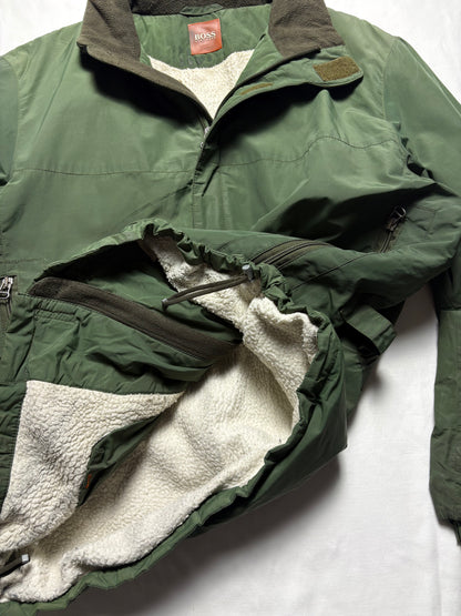 Hugo Boss Orange Label 2000s Nylon Green Insulated Jacket (M)
