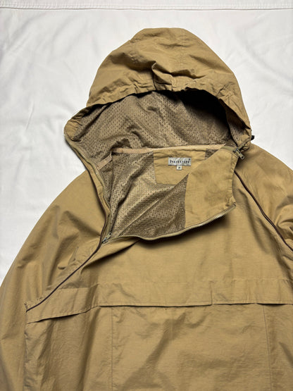 Vintage Overstreet Dual Asymmetrical Zip Khaki Nylon Jacket (M)