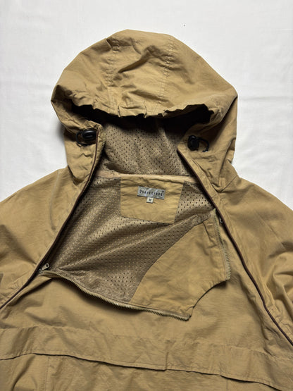 Vintage Overstreet Dual Asymmetrical Zip Khaki Nylon Jacket (M)