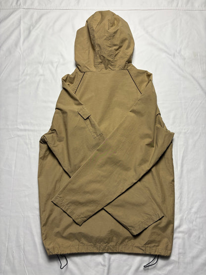 Vintage Overstreet Dual Asymmetrical Zip Khaki Nylon Jacket (M)