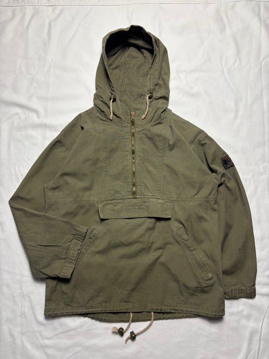Vintage US Army Military Khaki Green Smock Jacket (M)