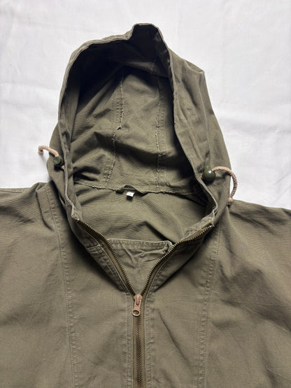 Vintage US Army Military Khaki Green Smock Jacket (M)
