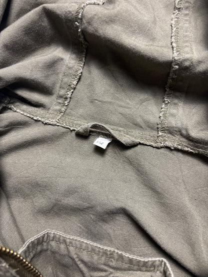Vintage US Army Military Khaki Green Smock Jacket (M)
