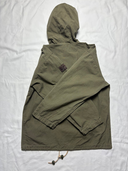 Vintage US Army Military Khaki Green Smock Jacket (M)