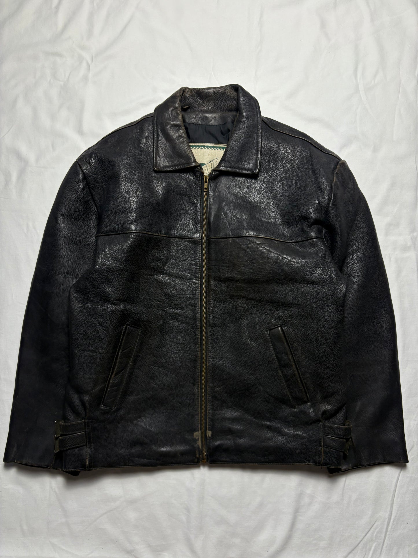 Vintage Ami 90s Genuine Leather Jacket (M)