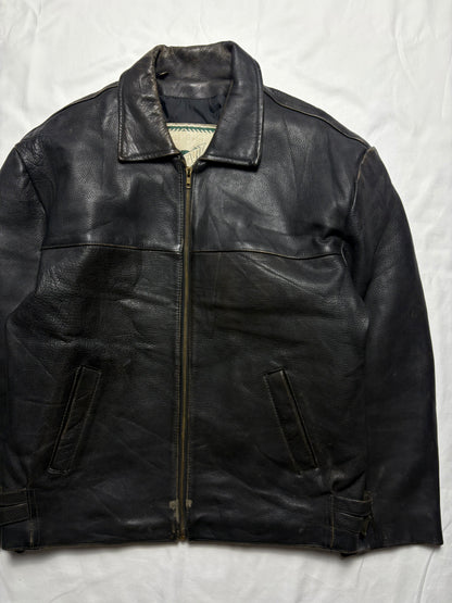 Vintage Ami 90s Genuine Leather Jacket (M)
