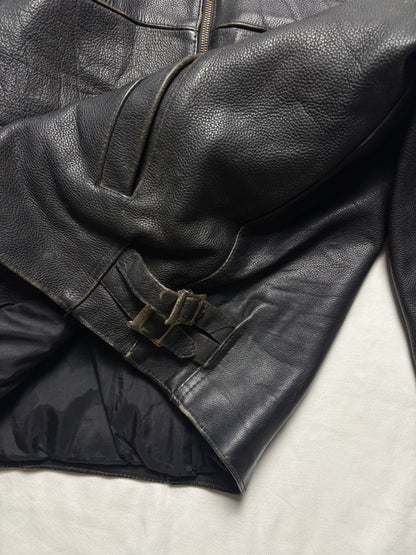 Vintage Ami 90s Genuine Leather Jacket (M)