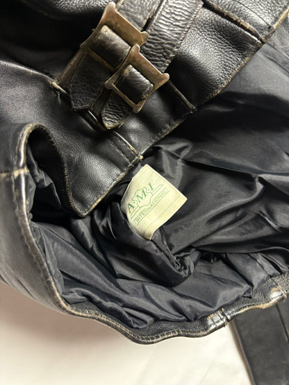 Vintage Ami 90s Genuine Leather Jacket (M)