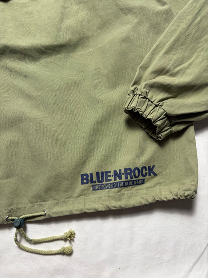 Vintage Blue-N-Rock Khaki Green Smock Jacket (S)
