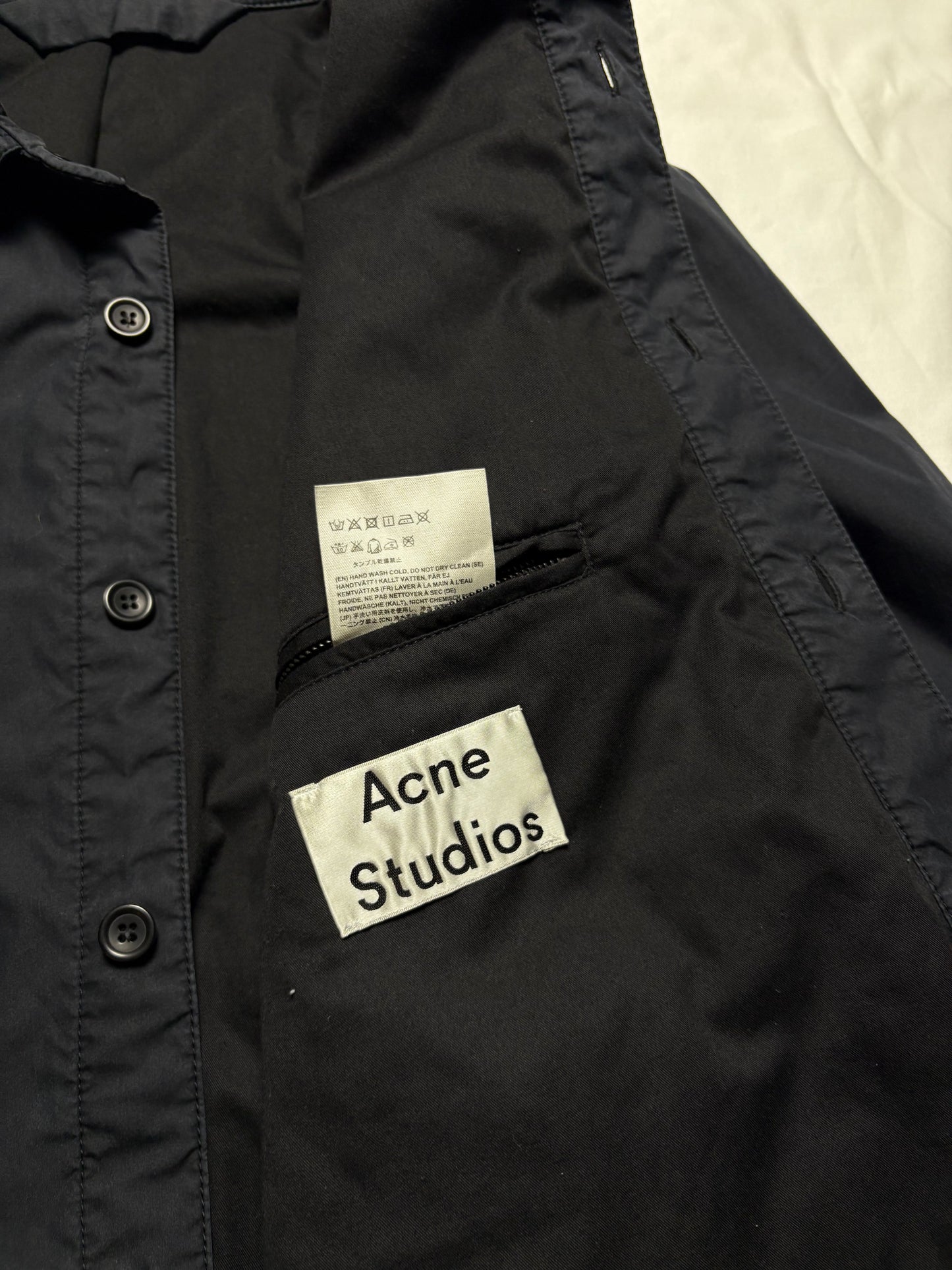 Acne Studios Salvador Black Work Jacket (M)