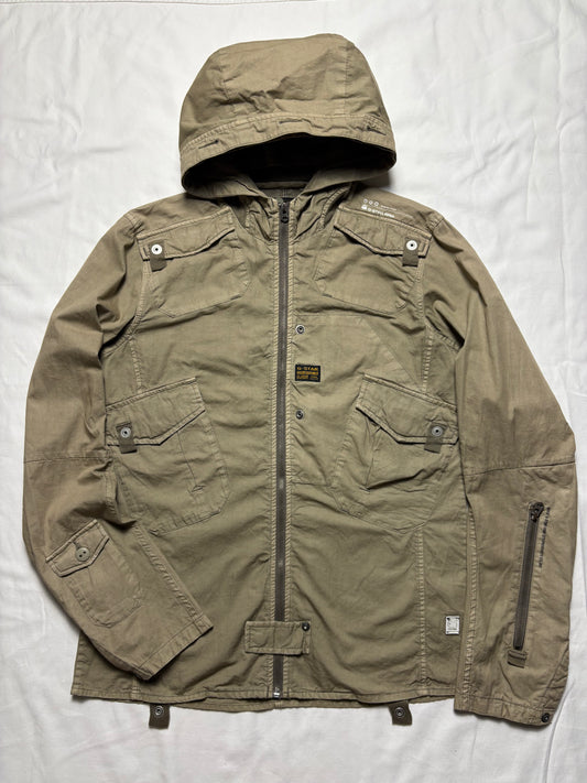 G-Star Technical 00s Zip Up Canvas Work Jacket (L)