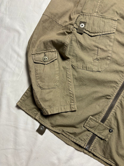G-Star Technical 00s Zip Up Canvas Work Jacket (L)