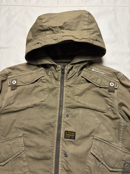 G-Star Technical 00s Zip Up Canvas Work Jacket (L)