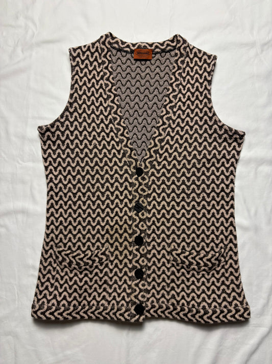 Missioni 90s Italian Made Patterned Cardigan (women's M)