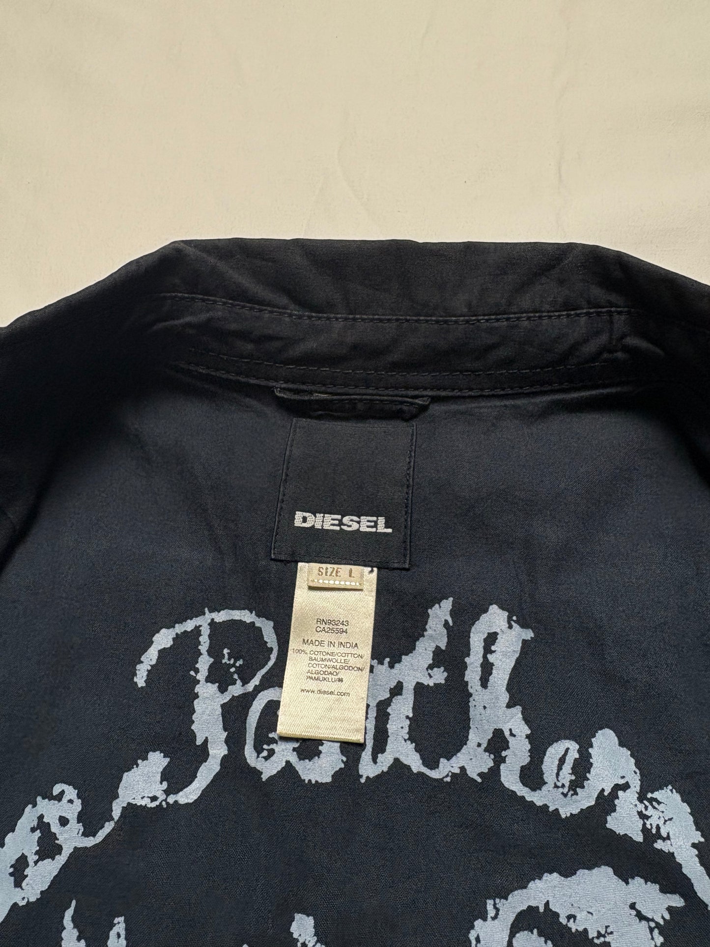 Diesel Black Panthers 00s Technical Zip Up Jacket (L)