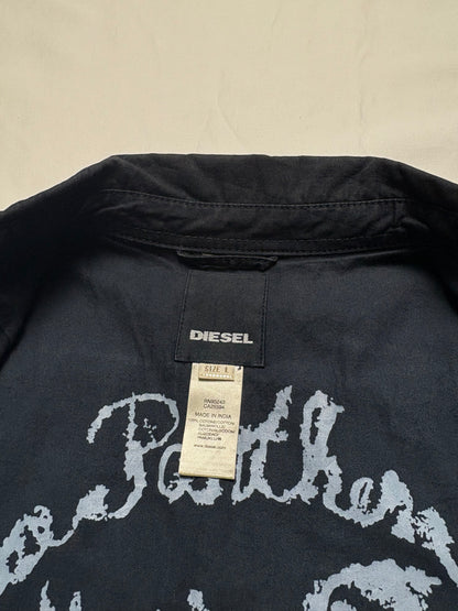 Diesel Black Panthers 00s Technical Zip Up Jacket (L)