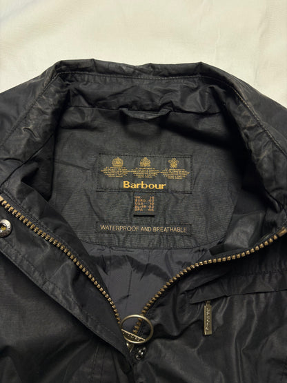 Barbour Utility Multi Pocket Black Wax Jacket (women's M)