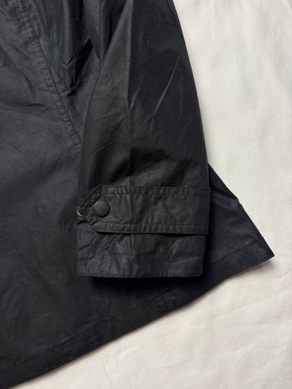 Barbour Utility Multi Pocket Black Wax Jacket (women's M)