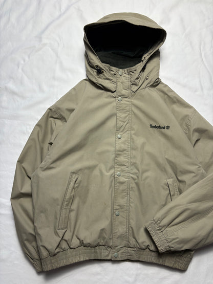 Timberland Weathergear 00s Khaki Green Canvas Jacket (XL)