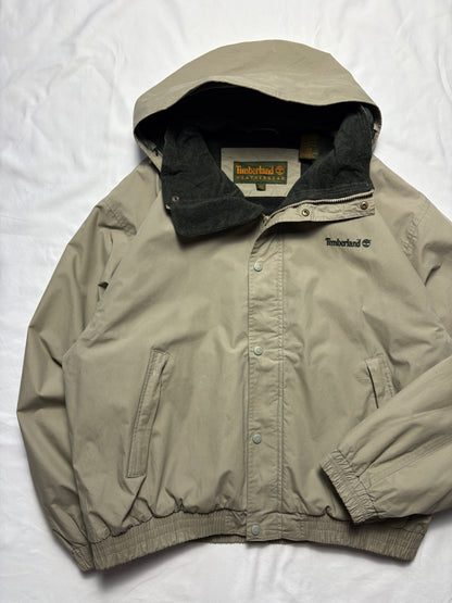Timberland Weathergear 00s Khaki Green Canvas Jacket (XL)