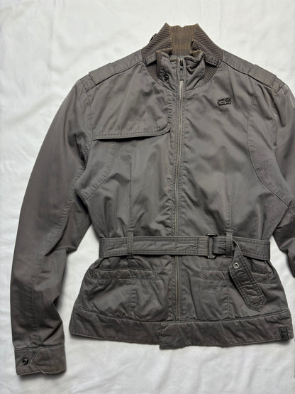 G-Star Belted 00s Grey Zip Up Jacket (women's L)