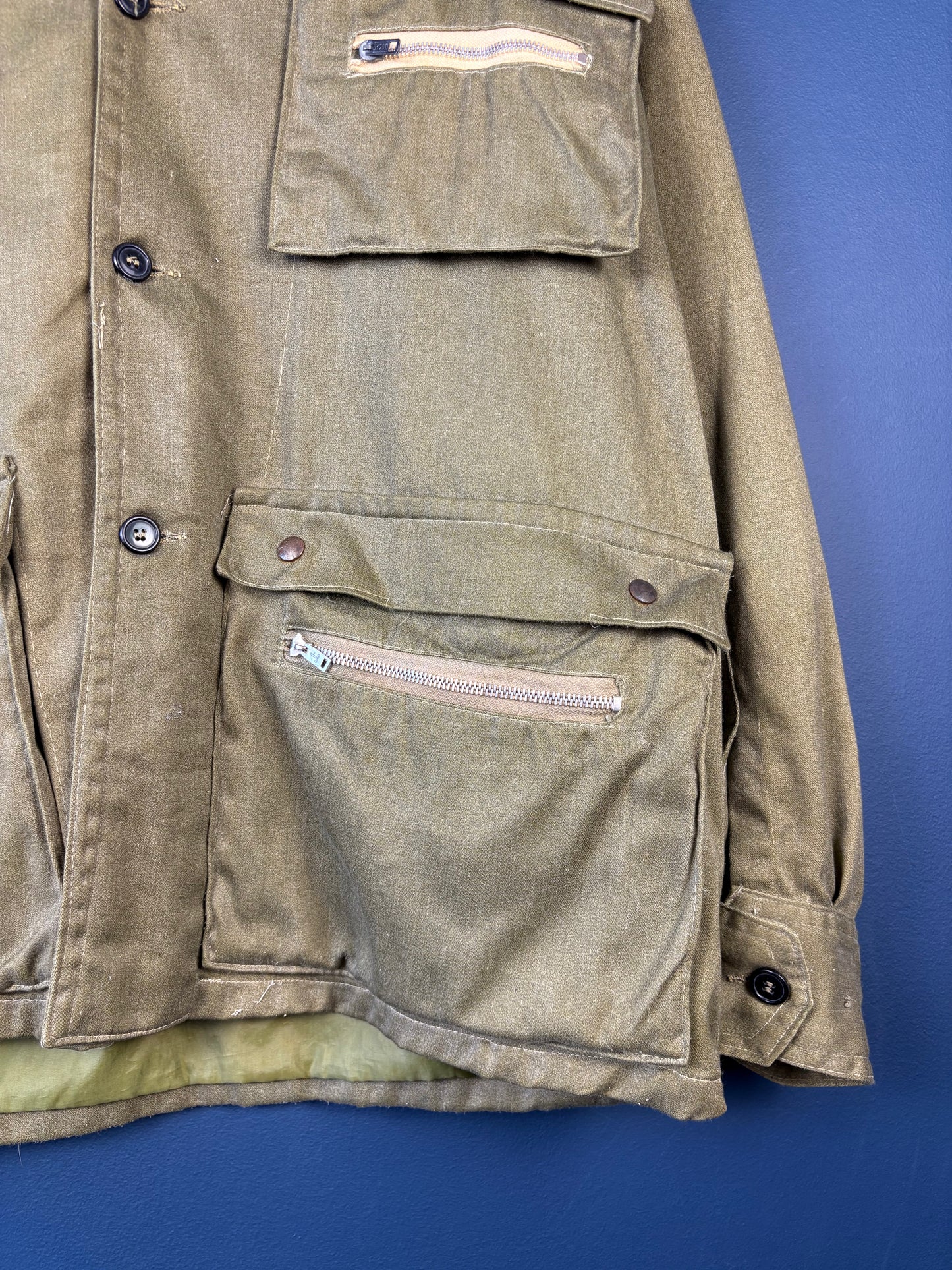 True Vintage 1960s Euro Homemade Hunting Jacket (M)